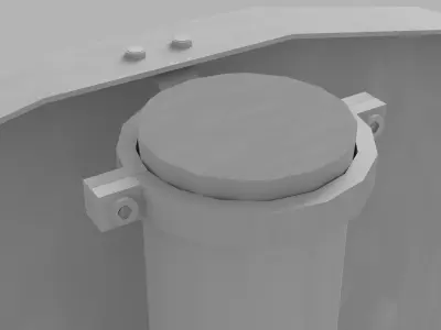 No Entry Road Sign Free Free low-poly 3D model