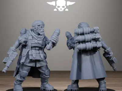 Freeguard Siege Infantry 3D print model