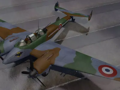 Potez 631 3D model