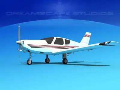 Socata TB-20 Trinidad V12 3D model