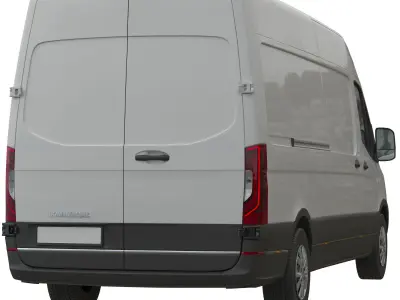 Generic Commercial Cargo Van 3D model