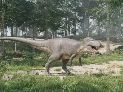 Daspletosaurus - Rig 3D model
