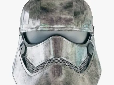 Star Wars First Order Captain Phasma Helmet 3D model