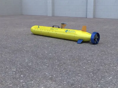 Bluefin SandShark AUV 3D model