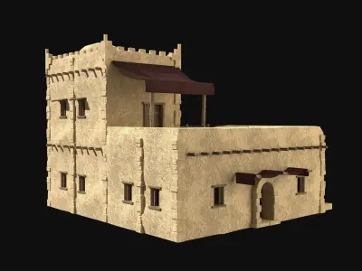 DESERT ARAB ANCIENT EGYPT TURKEY SUMER BABYLON HOUSE COLLECTION Low-poly 3D model