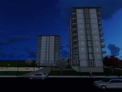 A apartment 3D model