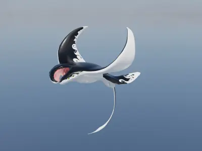 Manta Ray Mutant 3D model