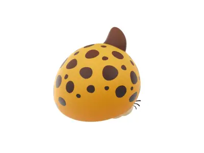 Prop178 Cheetah Head 3D model