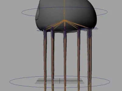 Rig Jelli Low-poly 3D model