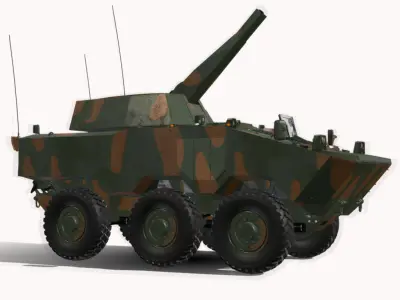 vbc mrt 6x6 guarani nemo Low-poly 3D model