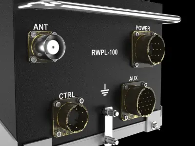 military radiostation 1 3D model