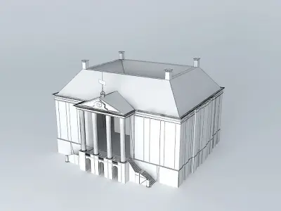 Town House Groningen Free 3D model