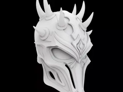 Alien Warrior Helmet 3D Print Model 3D print model