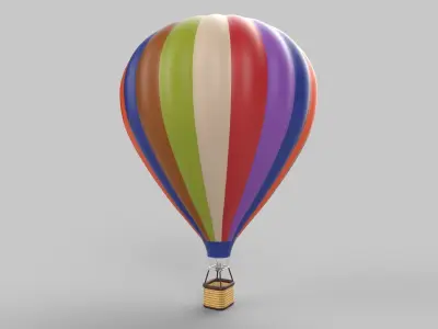 Hot air balloon 3D model