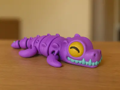 Crocodile 3D print model