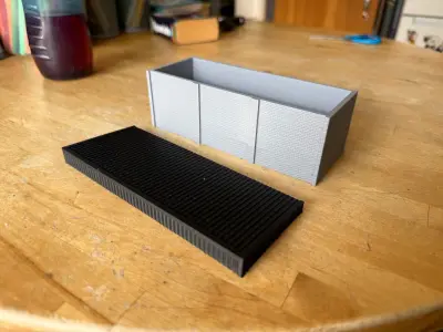Model Railway Modern Lineside Building 3D print model