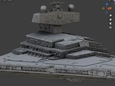 Tector Class Star Destroyer - Star Wars 3D model