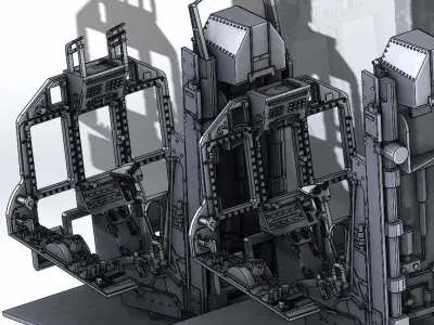 PILATUS PC21 cockpit Stl files only 3D print model 3D print model