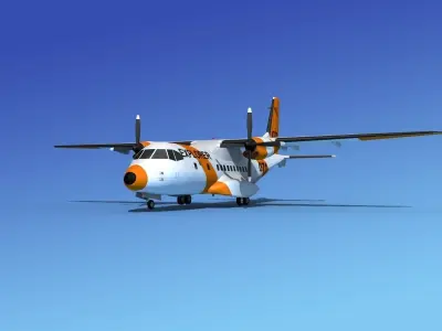 Casa CN-235 Antartica Explorer 3D model