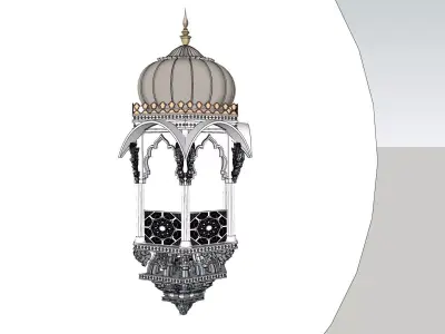 indian jodhpuri stone jharokha 3d modal Low-poly 3D model