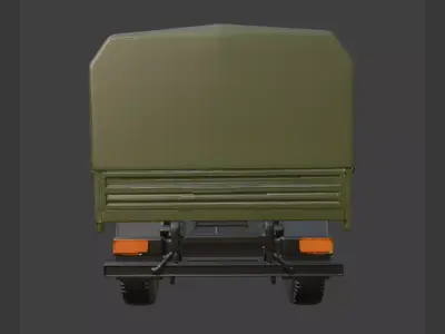 Military Truck 3D Model 3D model