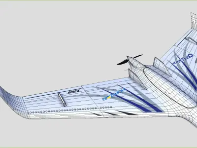 Optera 2000 Horizon Low-poly 3D model