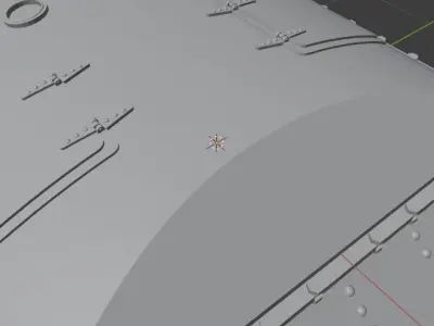 RMS Titanic cargo hatch 3D model