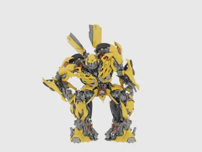 Bumblebee Transformer High-Detail 3D model