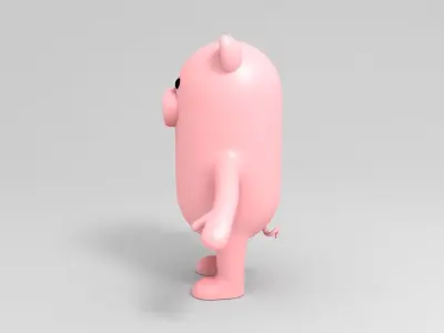 Pig Character 3D model