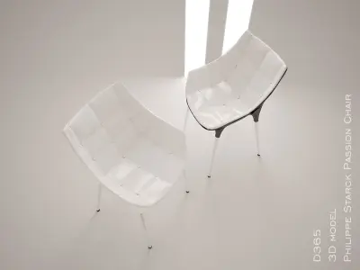 3d model passion chair philippe starck 3D model