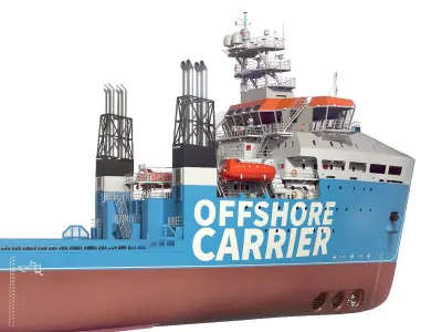 Offshore Carrier Stock 3D model