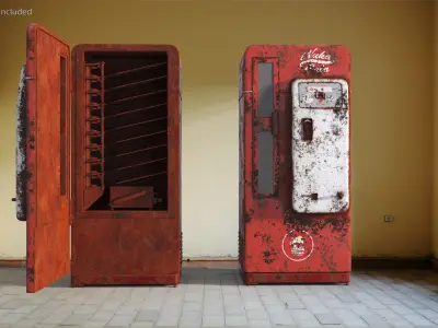 Retro Vending Machine for Nuka-Cola 3D model