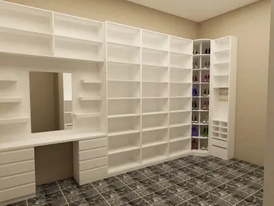 dressing room Free 3D model