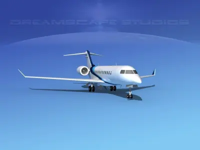 Bombardier Global Express 6000 V10 3D model