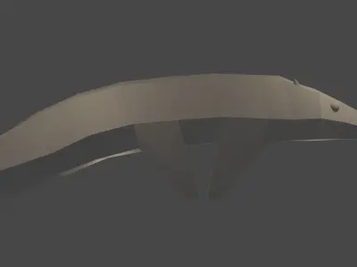 Low-Poly Anteater animal Free low-poly 3D model