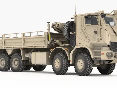 Mercedes-Benz Actros AHSVS cargo truck 3D model