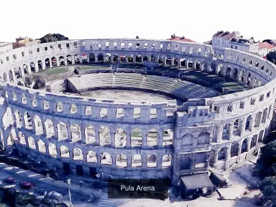 3-Roman Amphitheaters 3D Model Collection