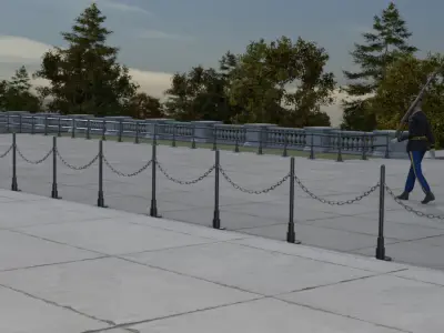 Arlington National Cemetery 3D model