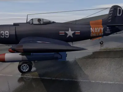 Martin AM-1 Mauler 3D model