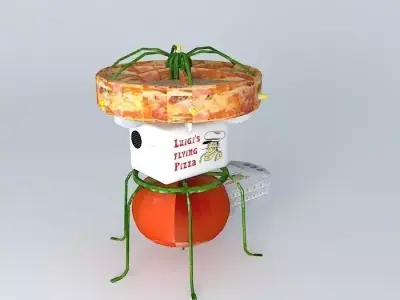 The good drone ARGO AIRCRAFTS 0800 pizzadrone Free 3D model