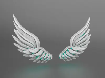 Wings angel - angel Free 3D model