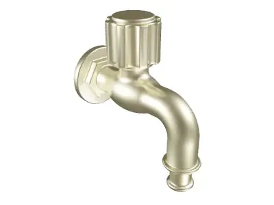 Classic Water Faucet Low-poly 3D model