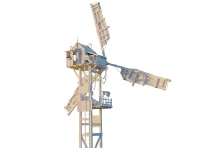 Windmill 3d model Free 3D print model