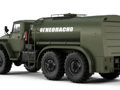 Ural TZ-5-375D 1966 3D model