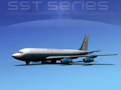 Boeing KC-135E Stratotanker LPSS V09 3D model
