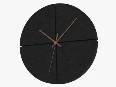 Upper East Side Wall Clock 3D model