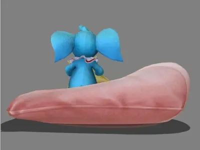 Nana Slumber Party Low-poly 3D model