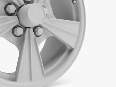 Radir Tri Rib Wheel 3D model