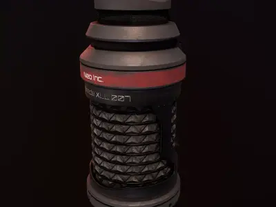 Grenade star wars helmet 3D model