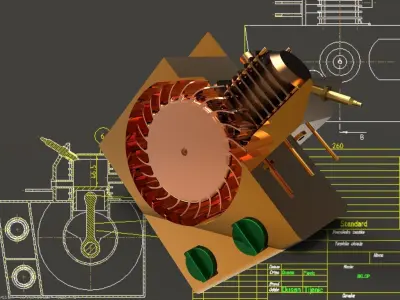 chainsaw machine Free 3D model